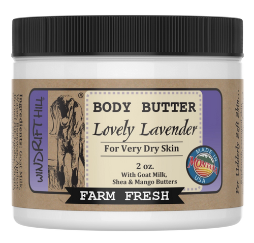 Lovely Lavender | Goat Milk Body Butter | 2oz. - The Montana Scene