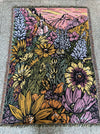 Flower Meadow Knit Blanket - The Montana Scene