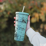 Mystic Moose Stainless Steel Vacuum Tumbler - Color Options - The Montana Scene