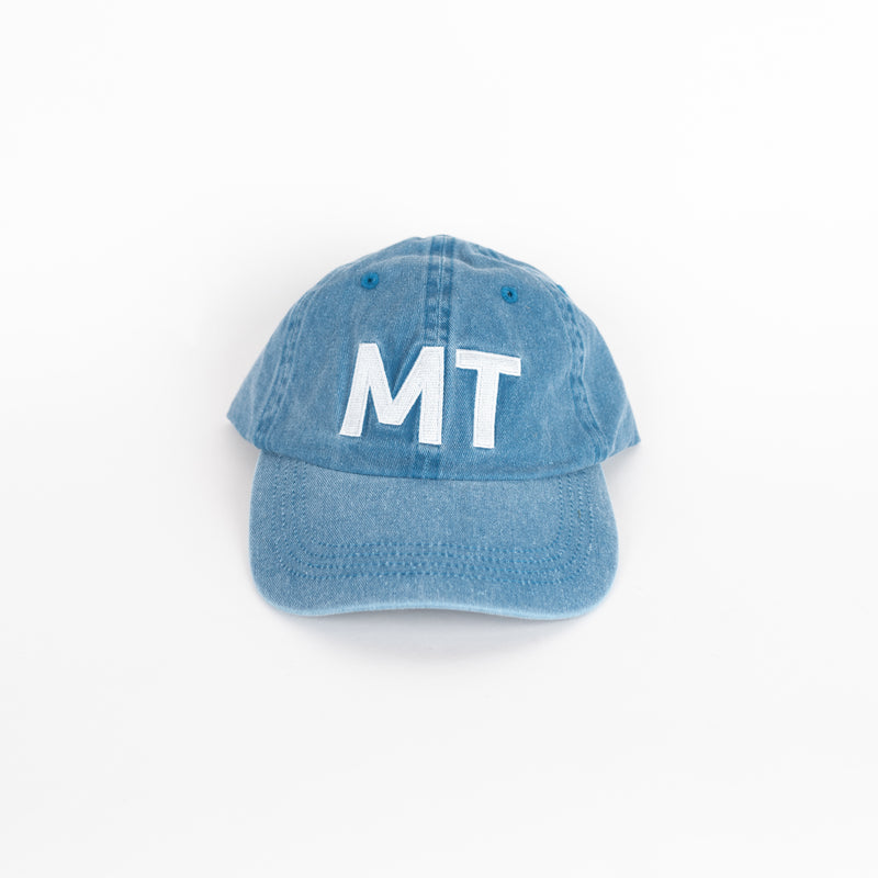 MT Dad Hat - Blue - The Montana Scene