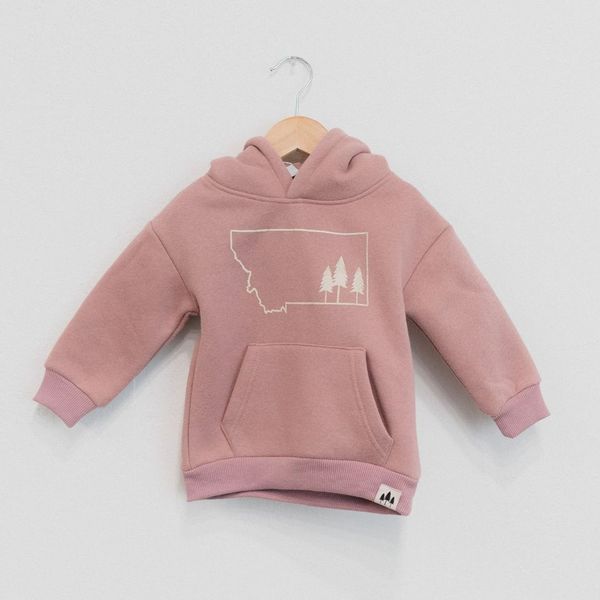 Montana Outline Toddler Hoodie 