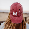 MT Dad Hat - Red - The Montana Scene