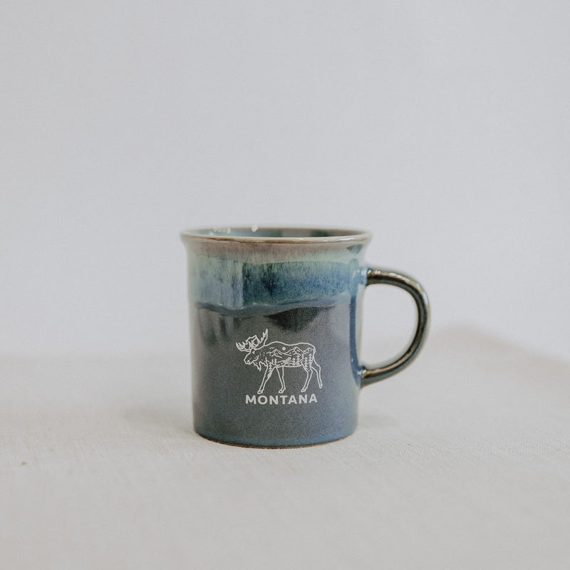 Moose Mug blue