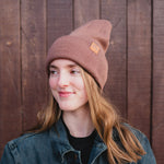 Three Tree Foldover Beanie - Brown - The Montana Scene