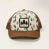woodland bear kids trucker
