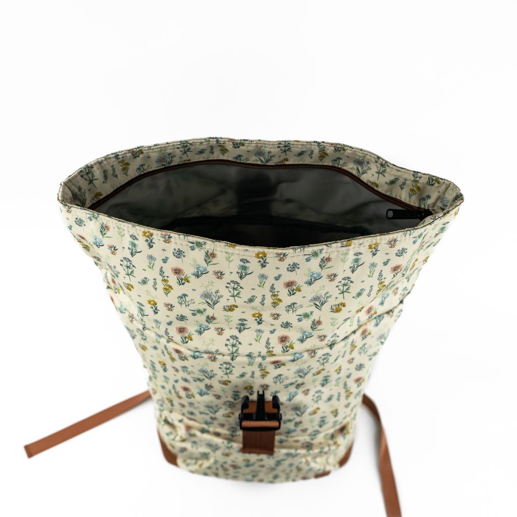 Adventure Backpack - Spring Floral Cream - The Montana Scene