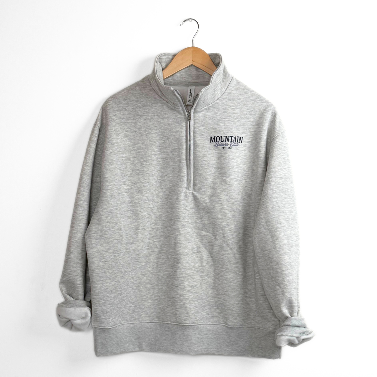 Mountain Leisure Quarter-Zip Unisex Pullover - Vintage Heather