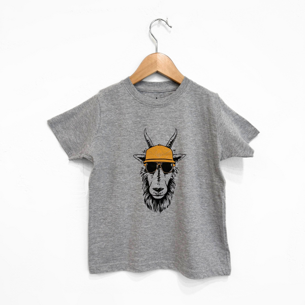 Oi Billy Toddler Tee - Granite Heather - The Montana Scene