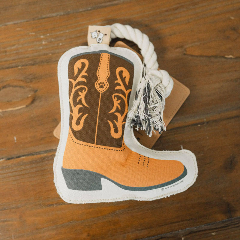 Rope Dog Toy | Cowboy Boot - The Montana Scene