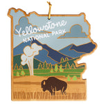 Yellowstone Cutting Board with Artwork by Summer Stokes - The Montana Scene