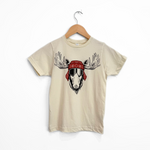 Eh Moose Kids Tee- Natural