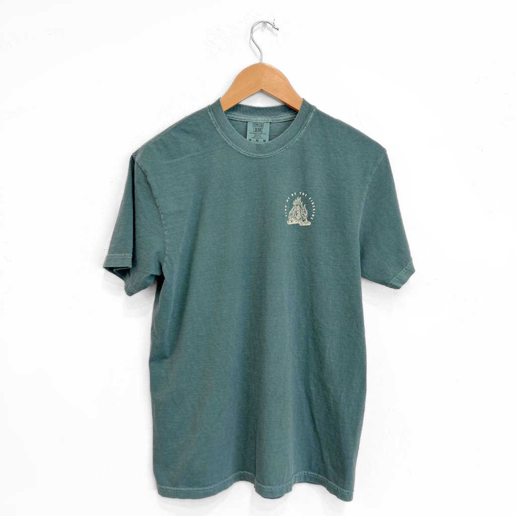 Fireside Unisex Tee - Blue Spruce - The Montana Scene