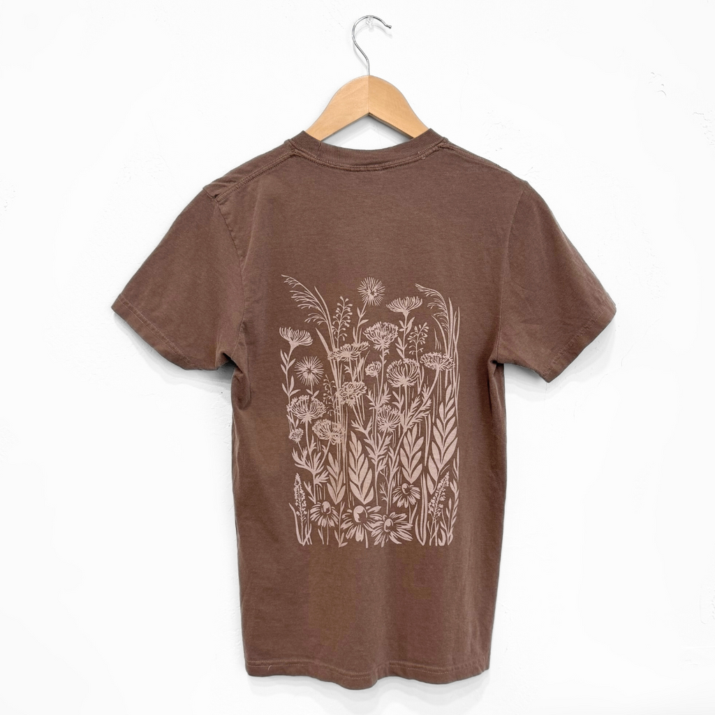 Wild Field Unisex Tee - Espresso - The Montana Scene