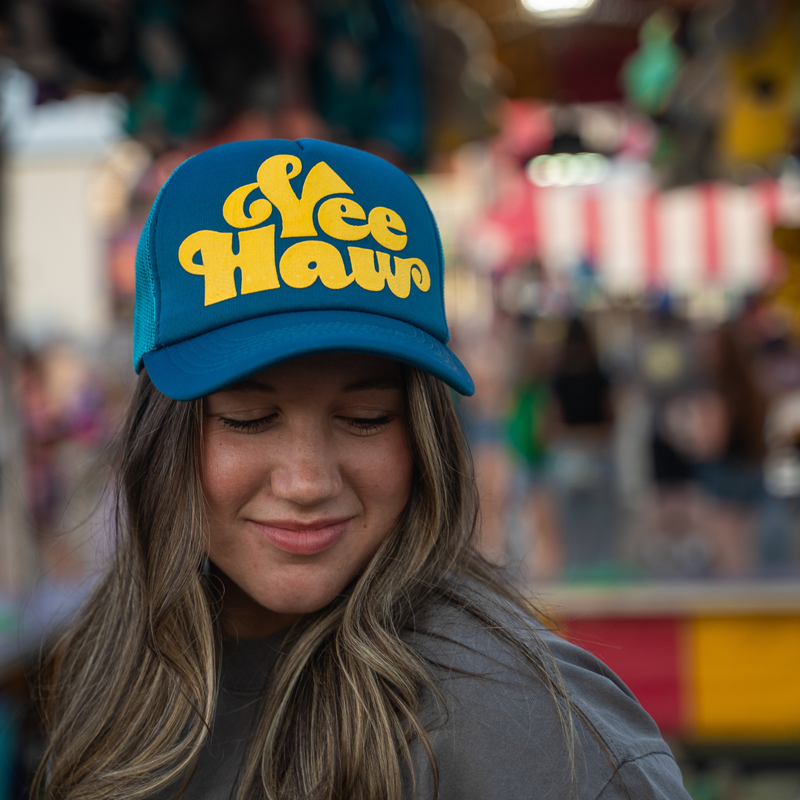 YeeHaw Foam Trucker - Blue