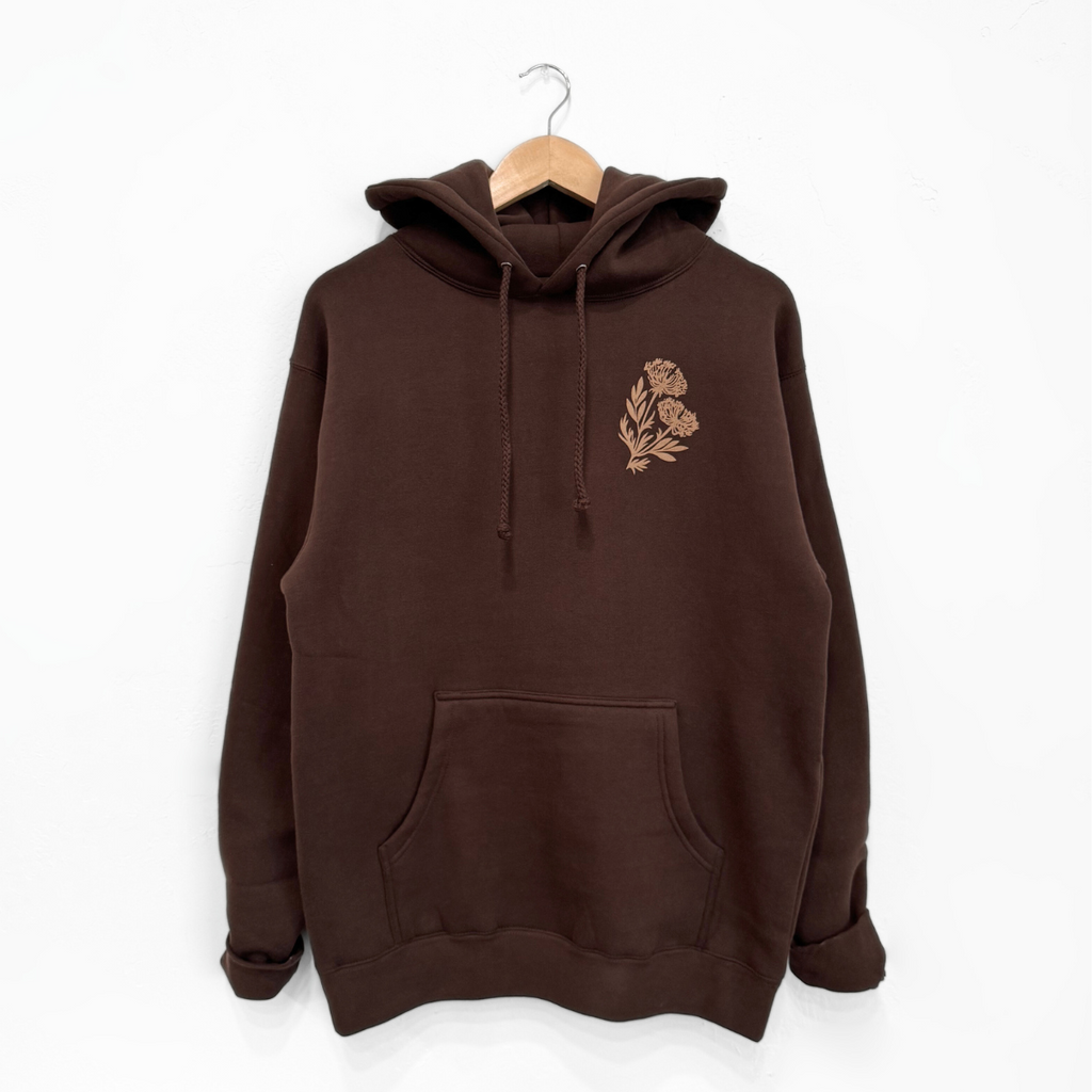 Wild Field Unisex Hoodie - Brown - The Montana Scene