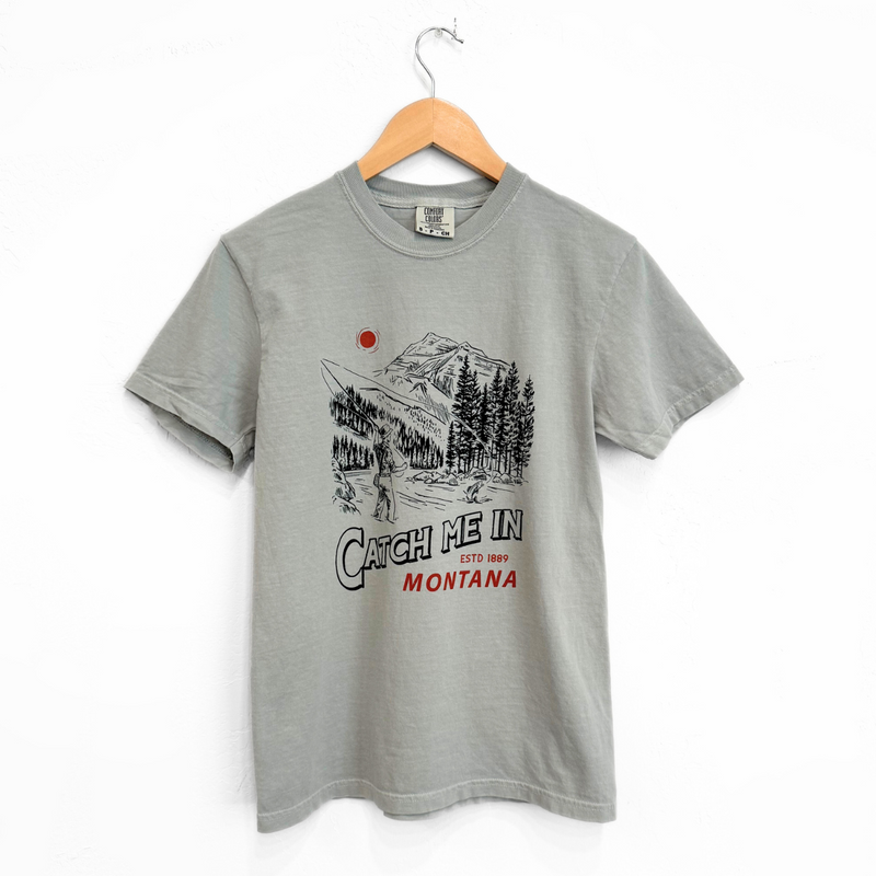 Catch Me In Montana Unisex Tee - Bay