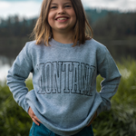 Montana Kids Pullover - Heather Grey