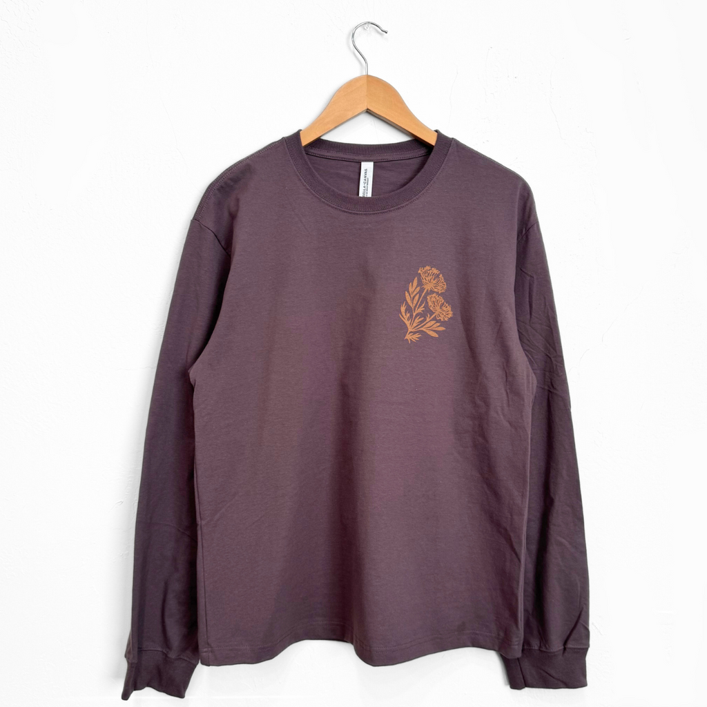 Wild Field Unisex Long Sleeve - Storm Purple - The Montana Scene