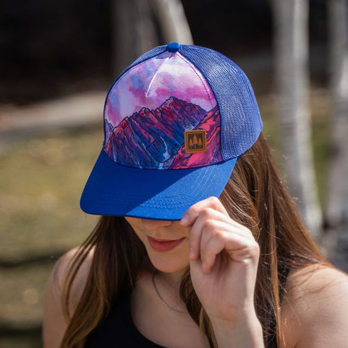 Alpine Glow Unisex Truckers - The Montana Scene