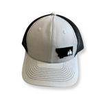 Montana Scene Tree Trucker - Light Grey - The Montana Scene