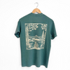 Fireside Unisex Tee - Blue Spruce - The Montana Scene