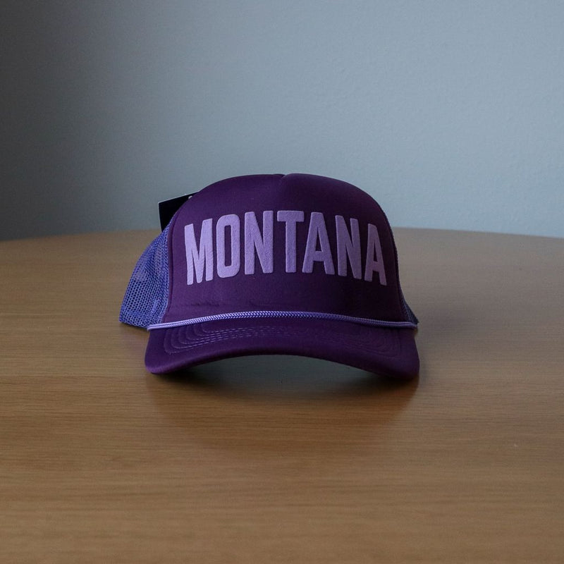 Montana Foam Trucker - Dark Purple - The Montana Scene