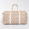 Mountain Wildflower Duffle Bag - Cream