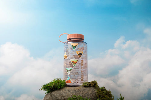 Parks of the USA Adventure Bucket List Bottle 32oz - Mauve