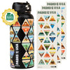 The Original Parks of the USA Bucket List Water Bottle 32oz - Black/Frosty Lilac