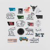 Montana Theme Stickers