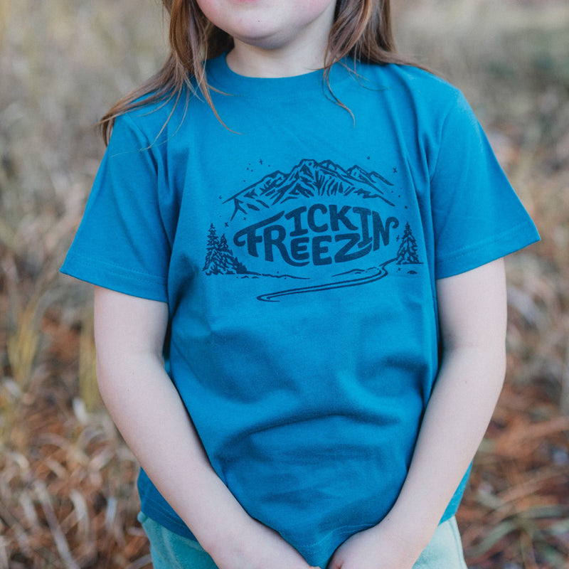 Frickin Freezin Toddler Tee - Oceanside - The Montana Scene