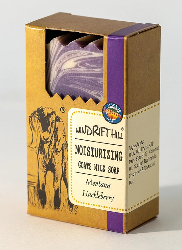 Montana Huckleberry Goat Milk Soap - The Montana Scene