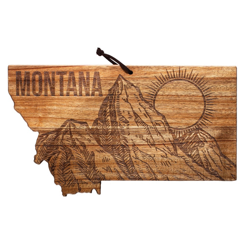 Rock & Branch® Origins Series Montana Serving Board - The Montana Scene