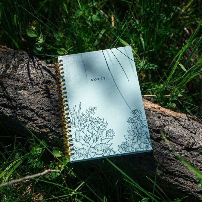 Succulent Notebook - Sage- Discontinued