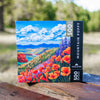 Mountain Poppy 500-piece jigsaw puzzle by The Montana Scene
