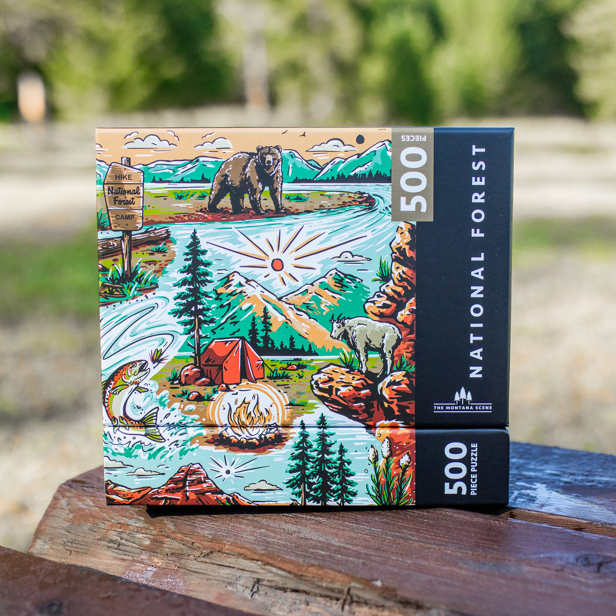 National Forest Puzzle - 500 Piece Puzzle– The Montana Scene