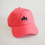 Three Tree Dad Hat - Hot Pink - The Montana Scene