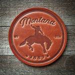 Montana Leather Coaster