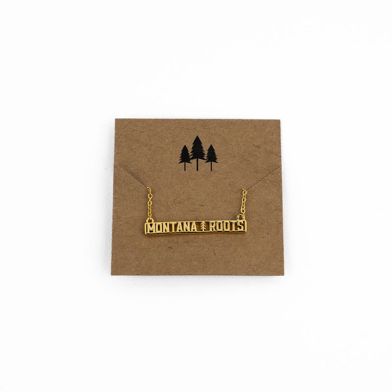 Montana Roots Necklace - Gold
