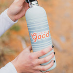It's All Good Water Bottle - Retro Stripe