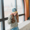 Tri Tone Tree Trucker - Navy/Mustard