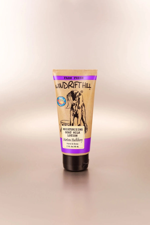 Montana Huckleberry Goat Milk Lotion - Tube - The Montana Scene