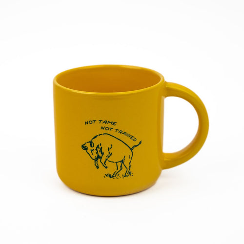 Not Tame Bison Mug - Yellow