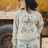 Let's Rodeo Unisex Pullover - Pigment Cement