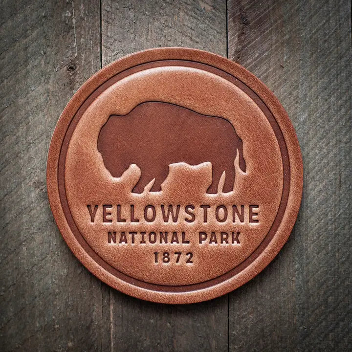 Montana Leather Coaster