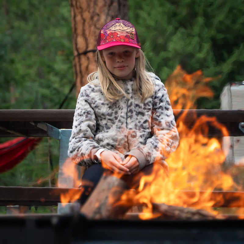 Floral Mountain Kids Trucker - The Montana Scene