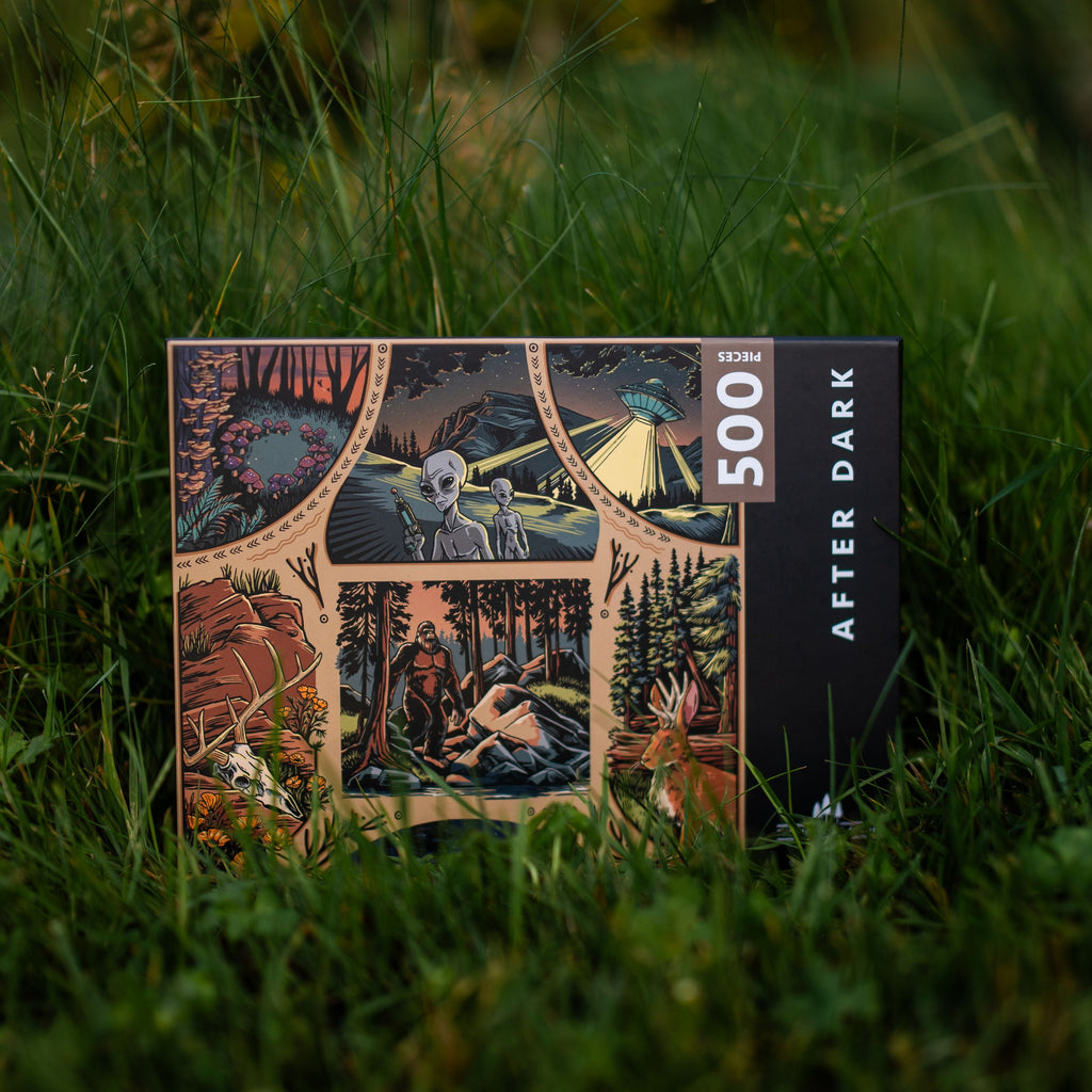 After Dark Puzzle - 500 Piece Puzzle - The Montana Scene