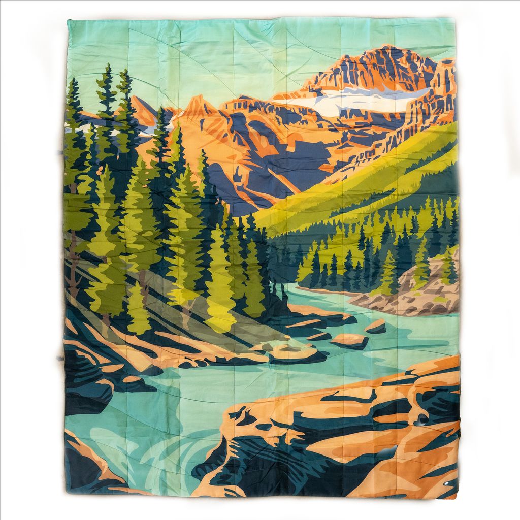 Wildwood Stream Outdoor Blanket - The Montana Scene