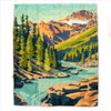 Wildwood Stream Outdoor Blanket - The Montana Scene