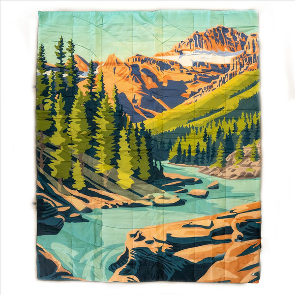 Wildwood Stream Outdoor Blanket - The Montana Scene